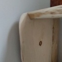 Étagères en épicéa