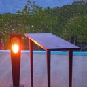 Console Amarante et sa lampe en chutes