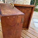 Rénovation de la caisse de transport d’une statuette de la Vierge de Consolation