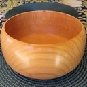 Tournage d'un bol en merisier