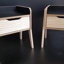 Chevet façade texturée