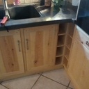 Façades de cuisine en pin