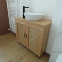 Petit meuble sous vasque et sur mesure