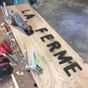 Panneaux éphèmères vente à la ferme