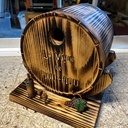 Maison d'oiseaux "Tonneau de vin"