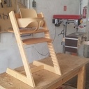 Chaise pour bébé d'inspiration norvégienne