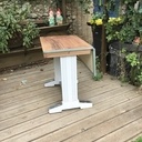 Table de bistrot relooké