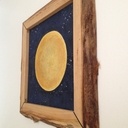 Modeste cadre improvisé