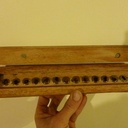 Porte couteaux mural, fixation invisible