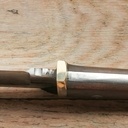 Couteau droit bois exotique