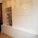 Double Corps en Stratifié Blanc brillant.