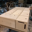 Aménagement camion / caisses modulables.