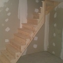 Escalier en sapin