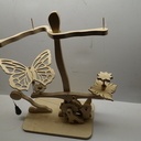 L'envol du papillon, automate type horloge!