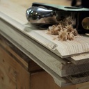 Porte en chêne isolé en liége