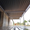 Pergola bois avec module Bioclimatique aluminium
