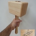 Maillet Frêne et Sipo