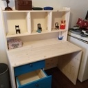 Bureau en sapin du nord