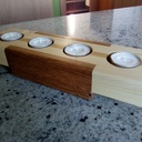 Bougeoir pour bougies chauffe plat