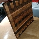 Planche à découper en bois de bout