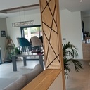 Habillage poteau + meuble rangement jeux