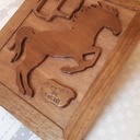 Cadre cheval et porte photo amitiés