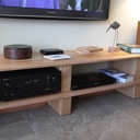 Meuble télé en cèdre, provisoirement ...