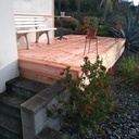 Terrasse de vacances de Noël