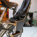 Porte-bagage vélo avec modules chaise enfant et caisse