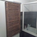 Porte coulissante salle de bain