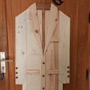 Fermeture éclair en bois