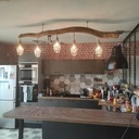 Luminaire bois flotté