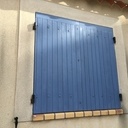 Volets après peinture