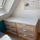 Commode en pin de recup