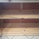 Meuble de salle de bain réalisé avec des palettes il me reste juste à le mettre en couleur