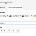 Les discussions de groupe dans la messagerie