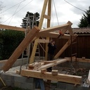 Levage à la chèvre (merci voisin et beau-papa !!)