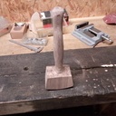 Maillet en contreplaqué de noyer