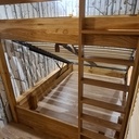 Lit cabine 140x200 avec coffre