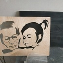 Ma première création en chantournage - portrait