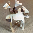 Version plus dalienne du renne à partir des restes "segmentés"