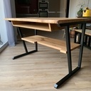 Bureau bois acier