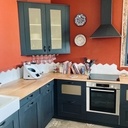 Une cuisine noire et or✨