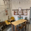 Tablette en cerisier pour atelier d une amie