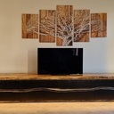 Petite tablette pour écran monochrome 10.5 pouces et tiroirs