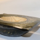 Bol tourné et coloré « soleil noir »