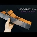 Shooting plane - building process with hand tools