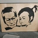 Ma première création en chantournage - portrait