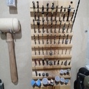 Support en hêtre pour mèche à bois