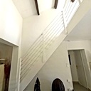 Escalier droit et Garde-corps. Pin Sylvestre.